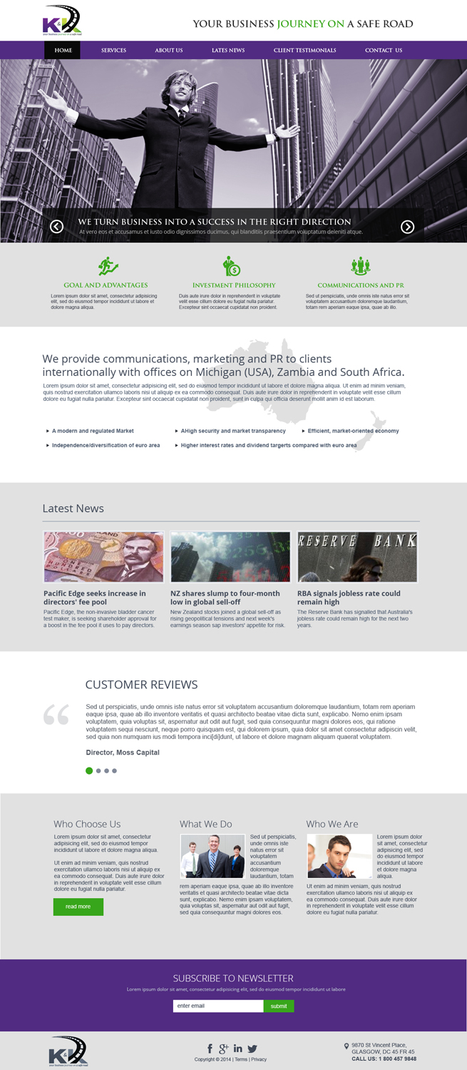 Web Design by jeckx2 for K and K 225 PTY LTD | Design #4552537