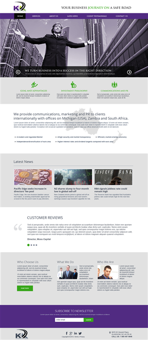 Web Design by jeckx2 for K and K 225 PTY LTD | Design: #4552537