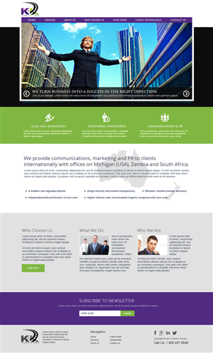 Web Design by jeckx2 for K and K 225 PTY LTD | Design: #4552549