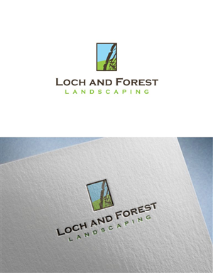 Loch and Forest Landscaping | Logo Design by Little Sofi