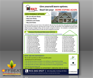 Residential Real Estate needs a flyer design | Flyer Design by CG PRITAM