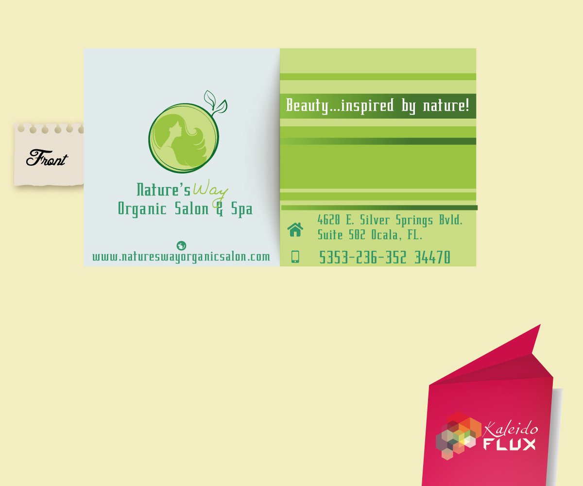 Design de Carte de Visite par KaleidoFlux Studio pour ce projet | Design #4584462