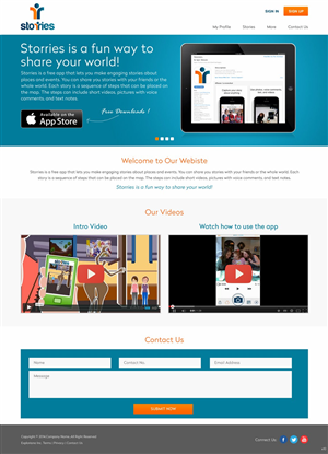 Landing Page Design by pb