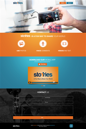 Landing Page Design by Impressive Sol