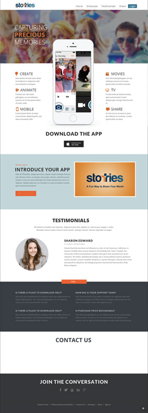 Landing Page Design by NessDesign