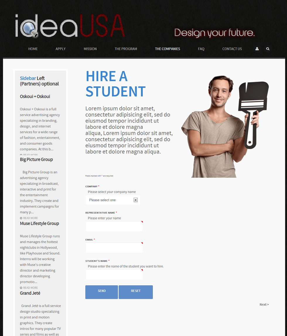 Web Design by Wordpress Webmaster for this project | Design #1342033