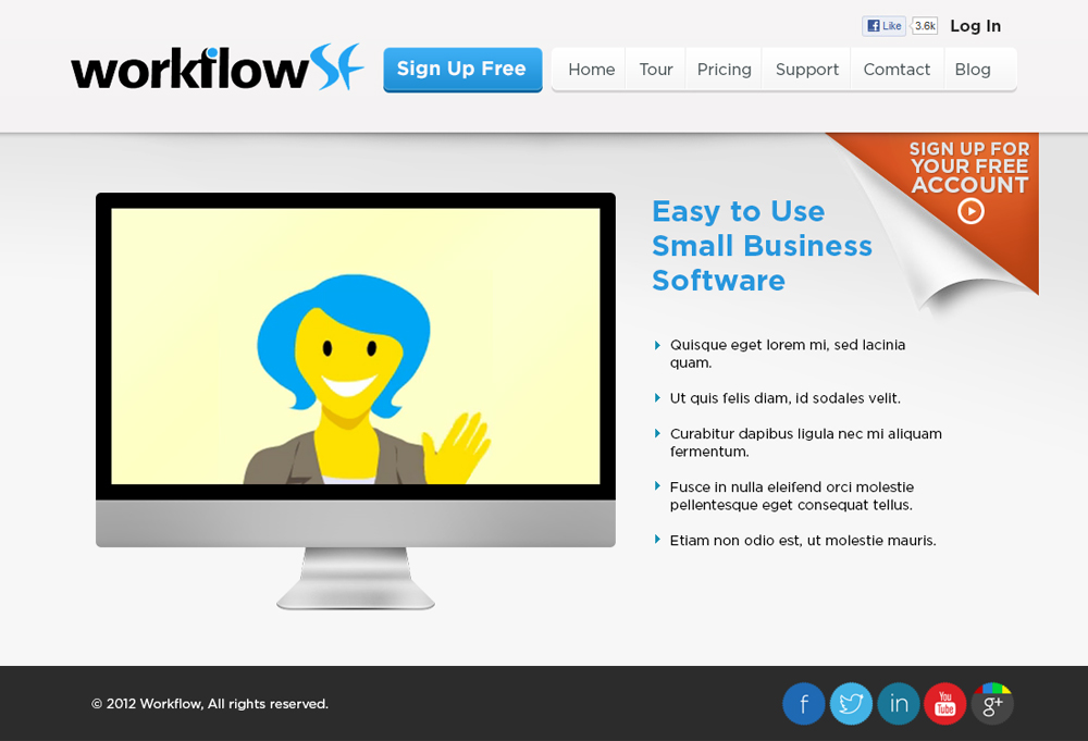 Wordpress Design by Mayank Patel for SF Digital Studios | Design #1292382