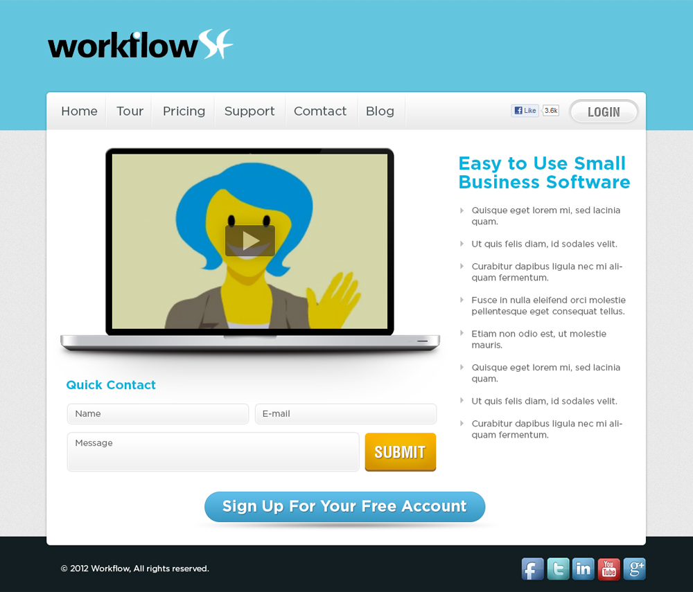 Wordpress Design by Mayank Patel for SF Digital Studios | Design #1294227