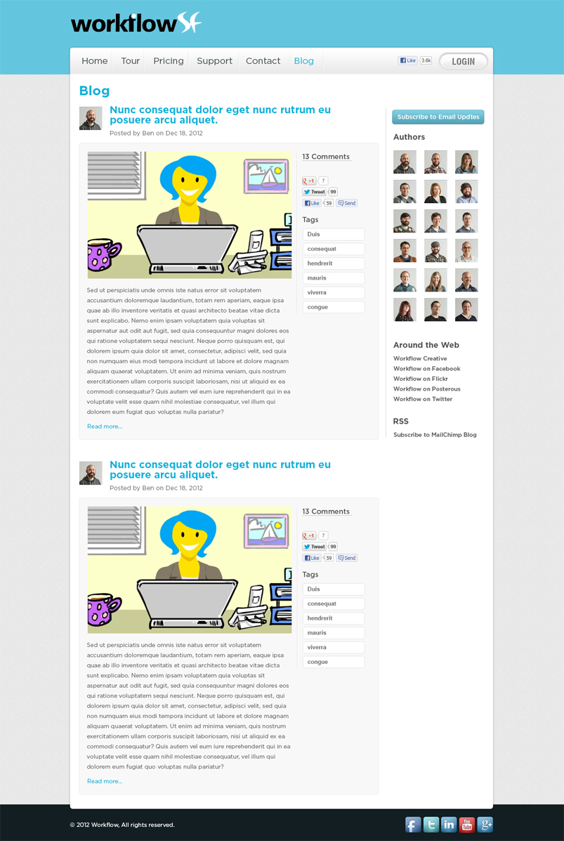 Wordpress Design by Mayank Patel for SF Digital Studios | Design #1298003