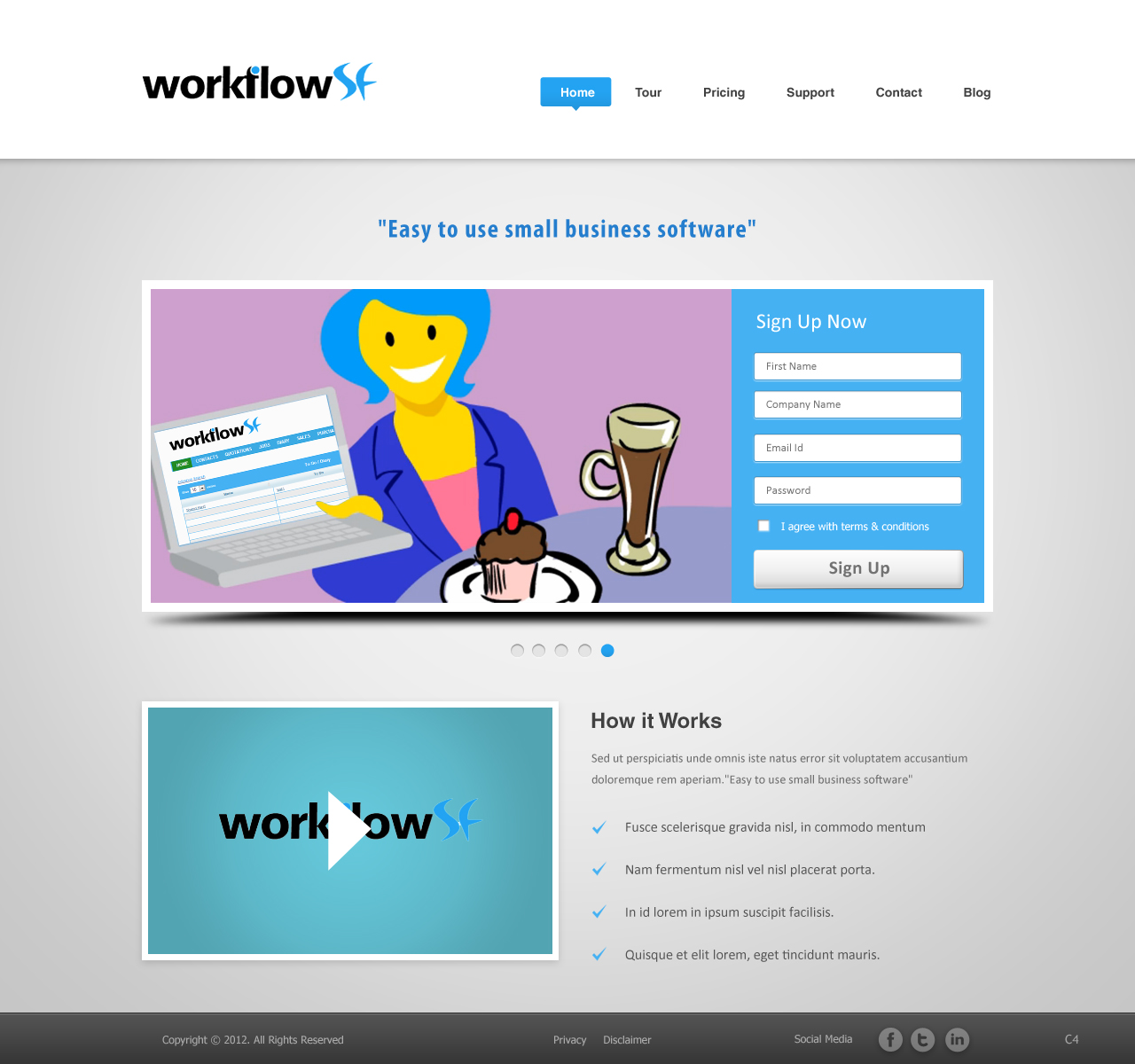 Wordpress Design by pb for SF Digital Studios | Design #1295224