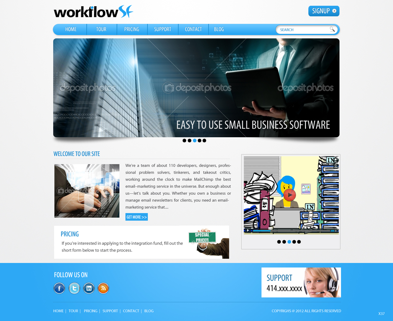 Diseño Wordpress por pb para SF Digital Studios | Diseño #1297161