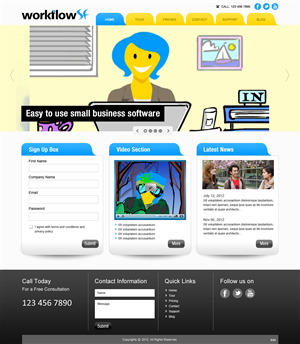 Wordpress Design by pb for SF Digital Studios | Design: #1297164