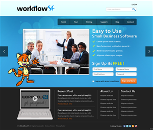 Wordpress Design by pb for SF Digital Studios | Design: #1301417