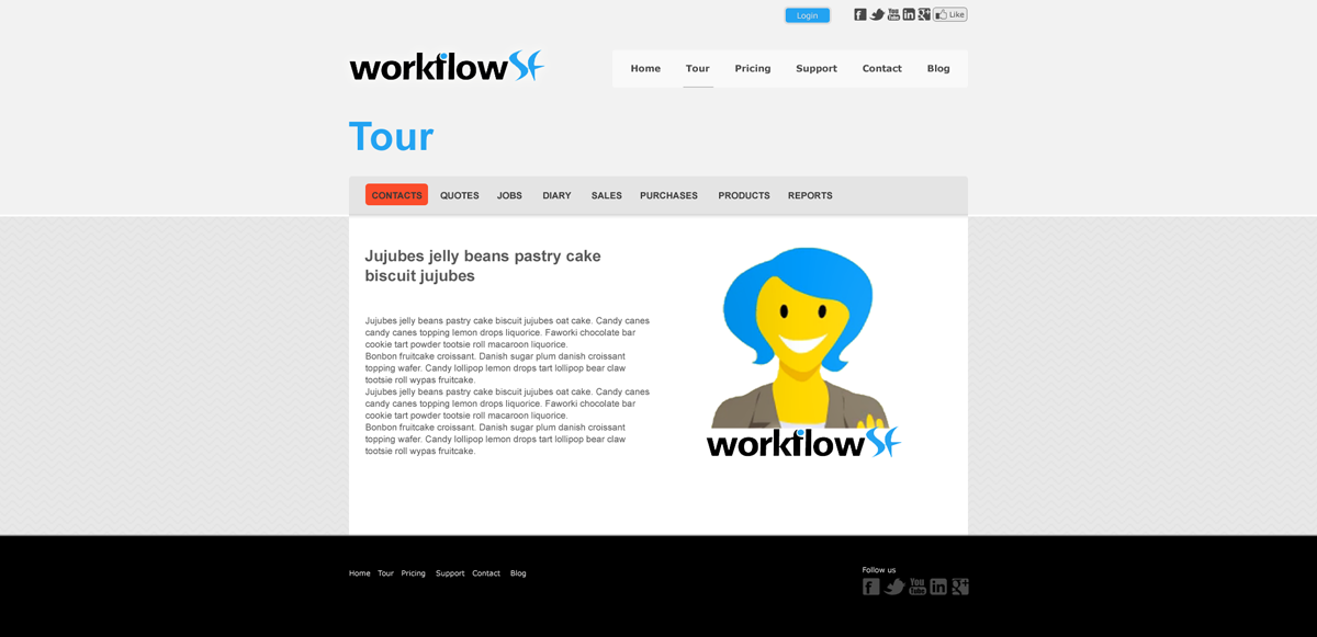 Wordpress Design by Zoe  for SF Digital Studios | Design #1318322