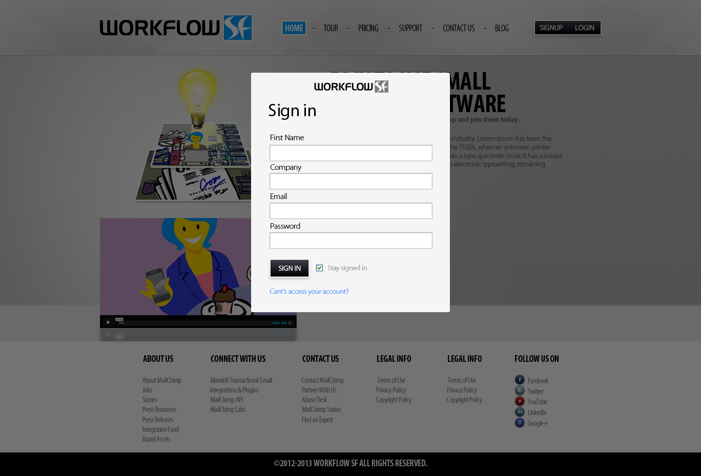 Diseño Wordpress por Impressive Sol para SF Digital Studios | Diseño #1303465