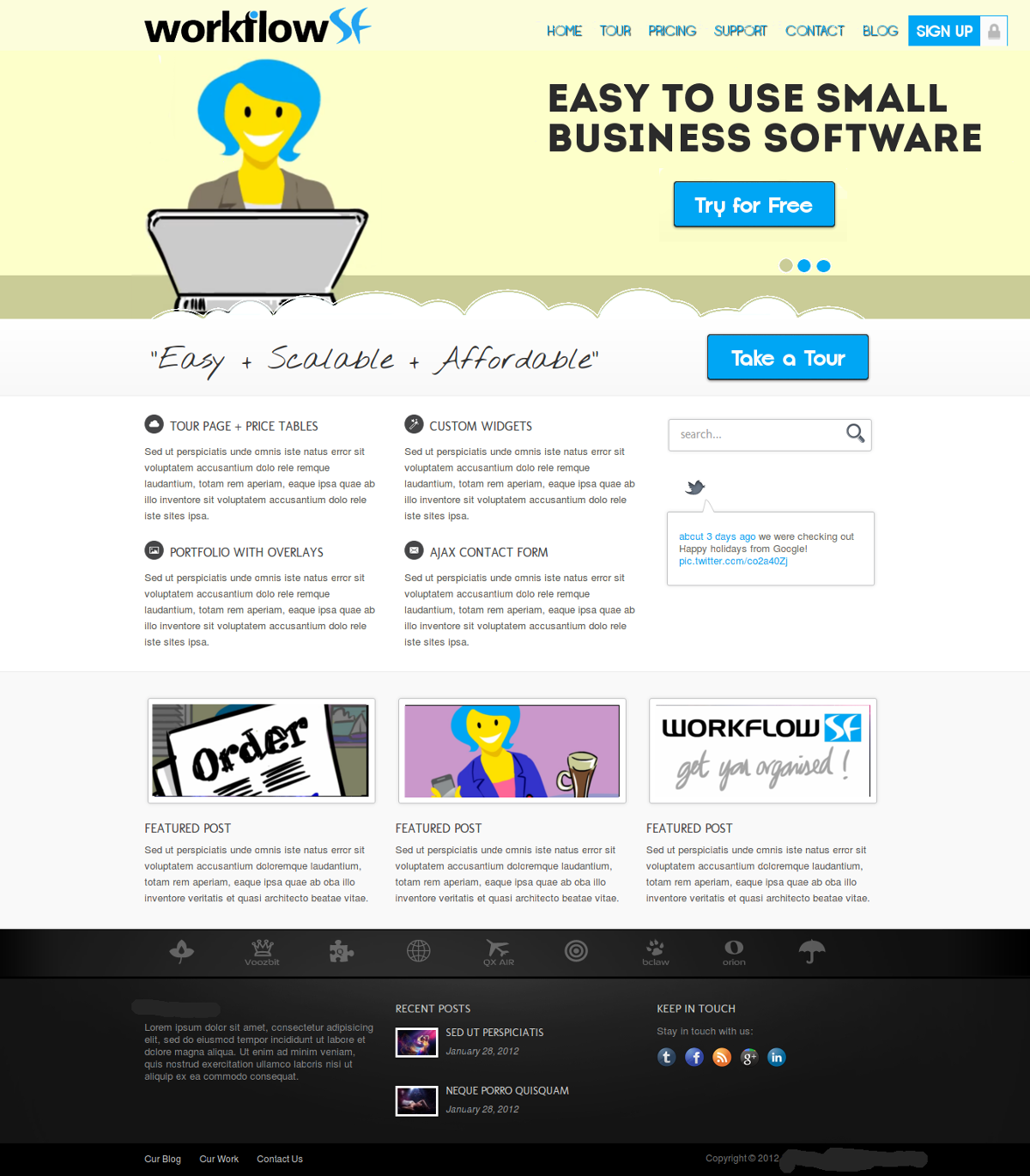 Wordpress Design by NessDesign for SF Digital Studios | Design #1318187