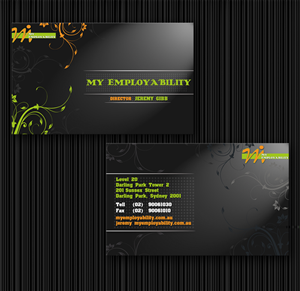 Business Card Design by roraaa