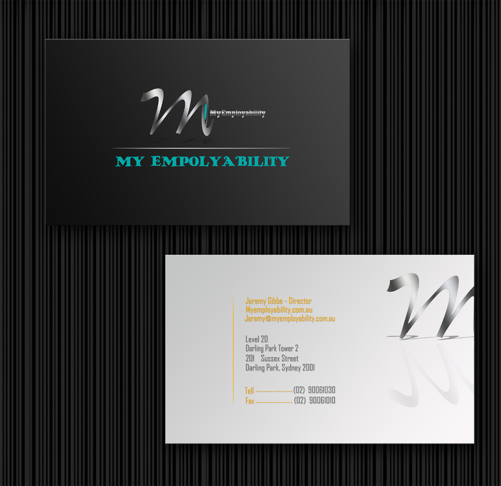 Diseño de Tarjeta de Presentación por roraaa para Employerbility | Diseño #212226