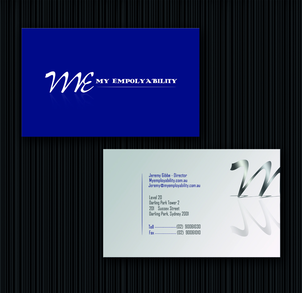 Diseño de Tarjeta de Presentación por roraaa para Employerbility | Diseño #219370