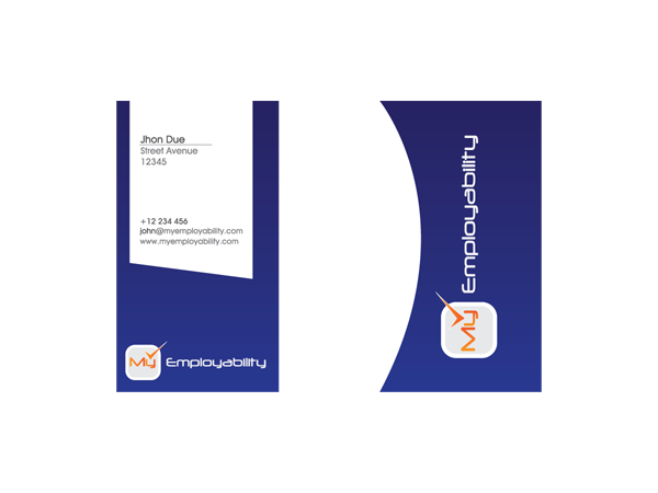 Diseño de Tarjeta de Presentación por viniandra para Employerbility | Diseño #207598