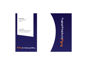 Diseño de Tarjeta de Presentación por viniandra para Employerbility | Diseño: #211129