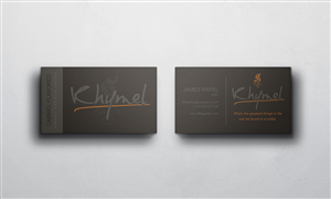 Khymela business cards1 | Business Card Design by Stylez Designz