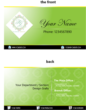 Business Card Design by si-udin