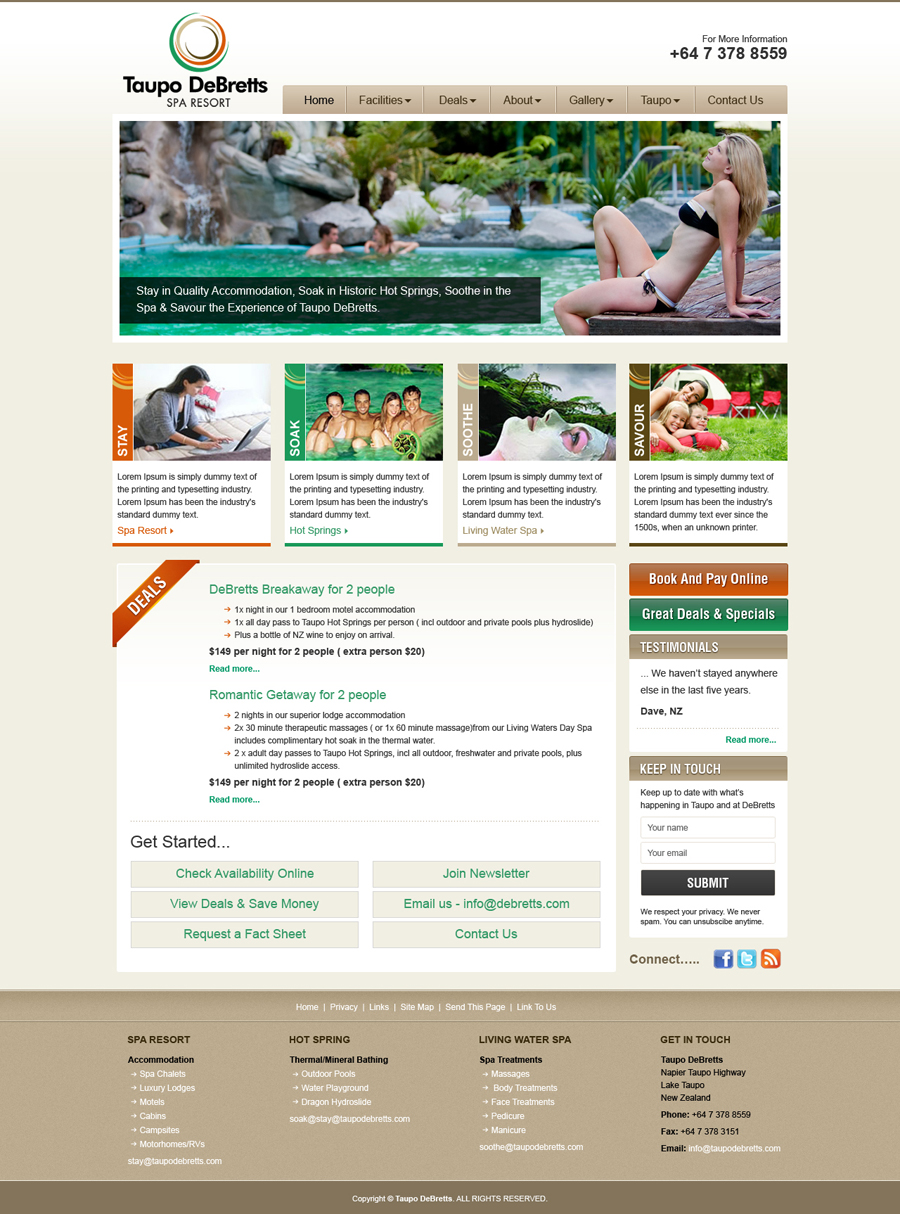 Web Design by Manuli for this project | Design #212496