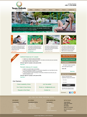 Web Design by Manuli for this project | Design #212496