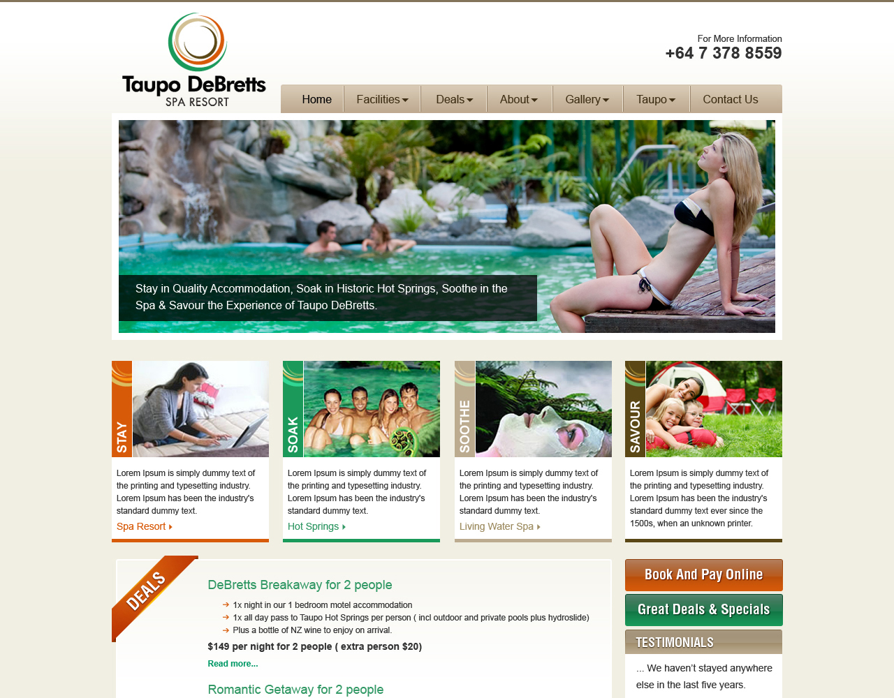Web Design by Manuli for this project | Design #212497