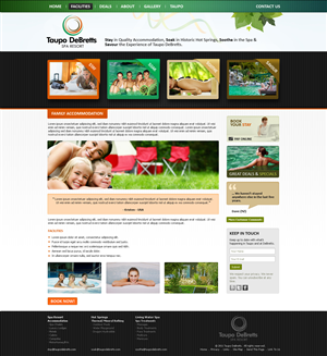 Spa Resort Website | Diseño Web por James