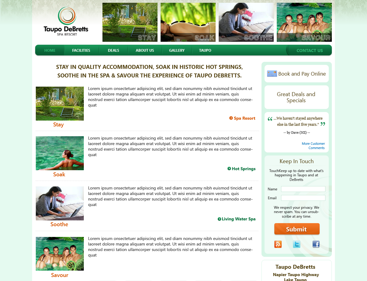 Web Design by zenDesign219 for this project | Design #208694