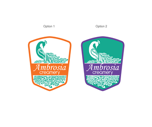 Ambrosia Creamery | Design de Logo par Intro Base