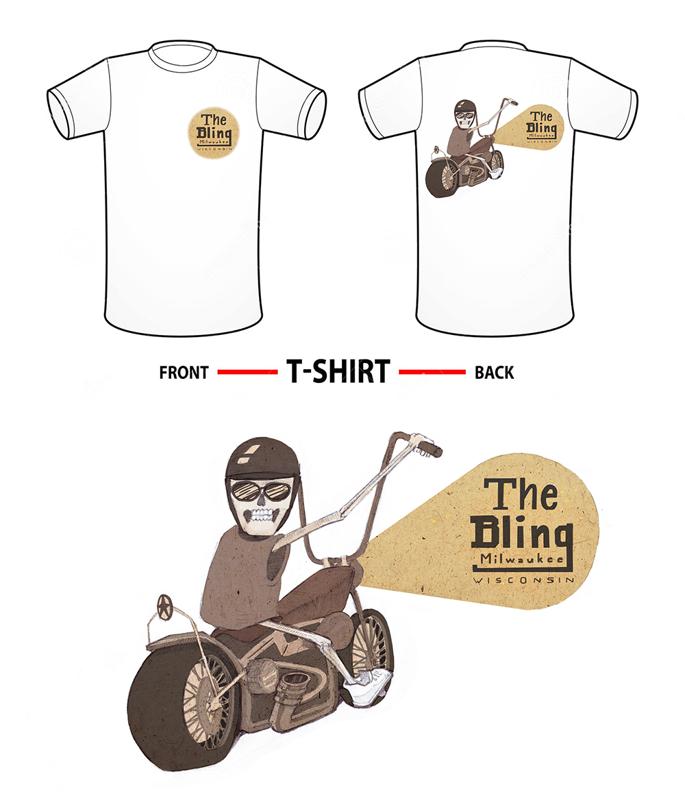 T-shirt Design by Kristof for The Bling | Design #4581083