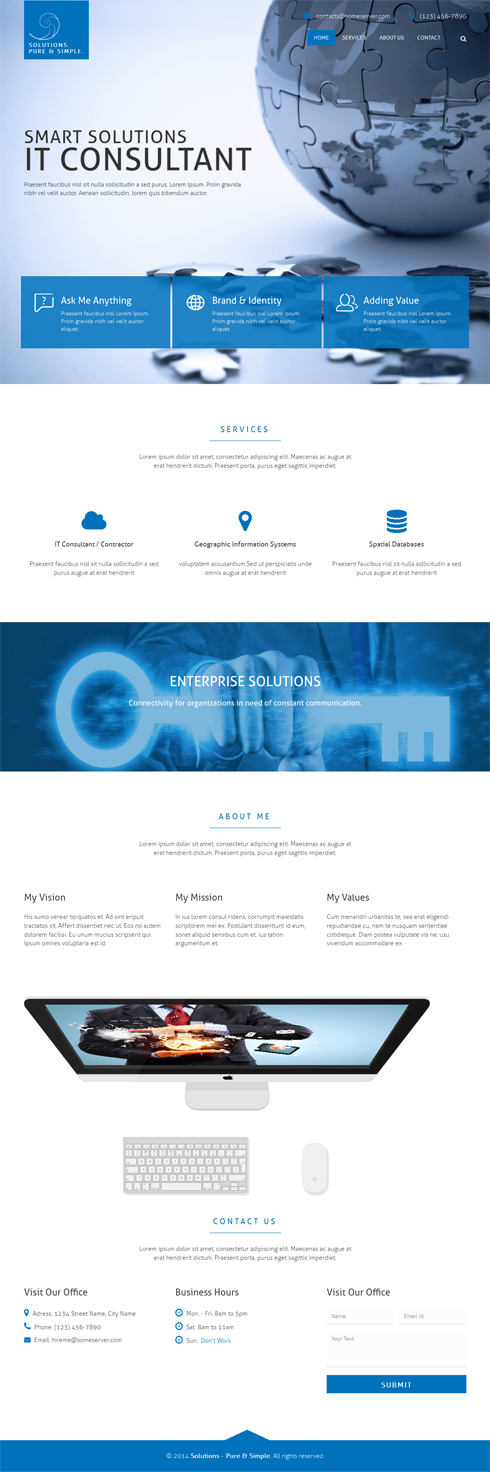 Web Design by Elegant Designs for this project | Design #4609503