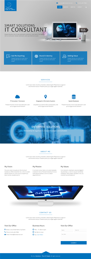 Web Design by Elegant Designs for this project | Design: #4633693