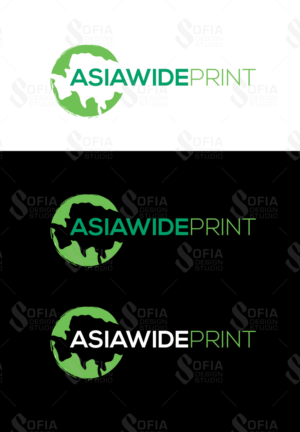 Asiawide Print Holdings | Logo Design by SofiaDesignStudio