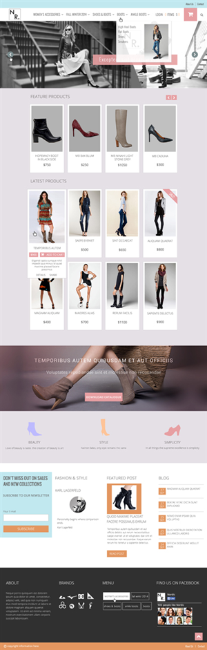 Web Design by Da Miracle for this project | Design: #4609305