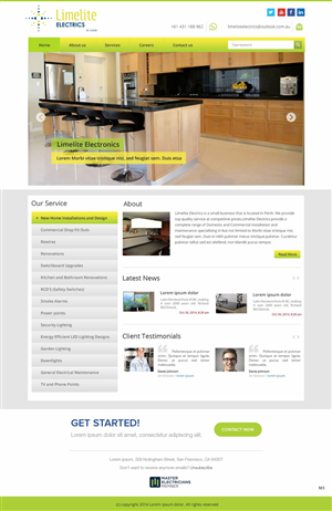 Web Design by pb for this project | Design: #4581771
