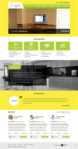 Web Design by pb for this project | Design: #4588317