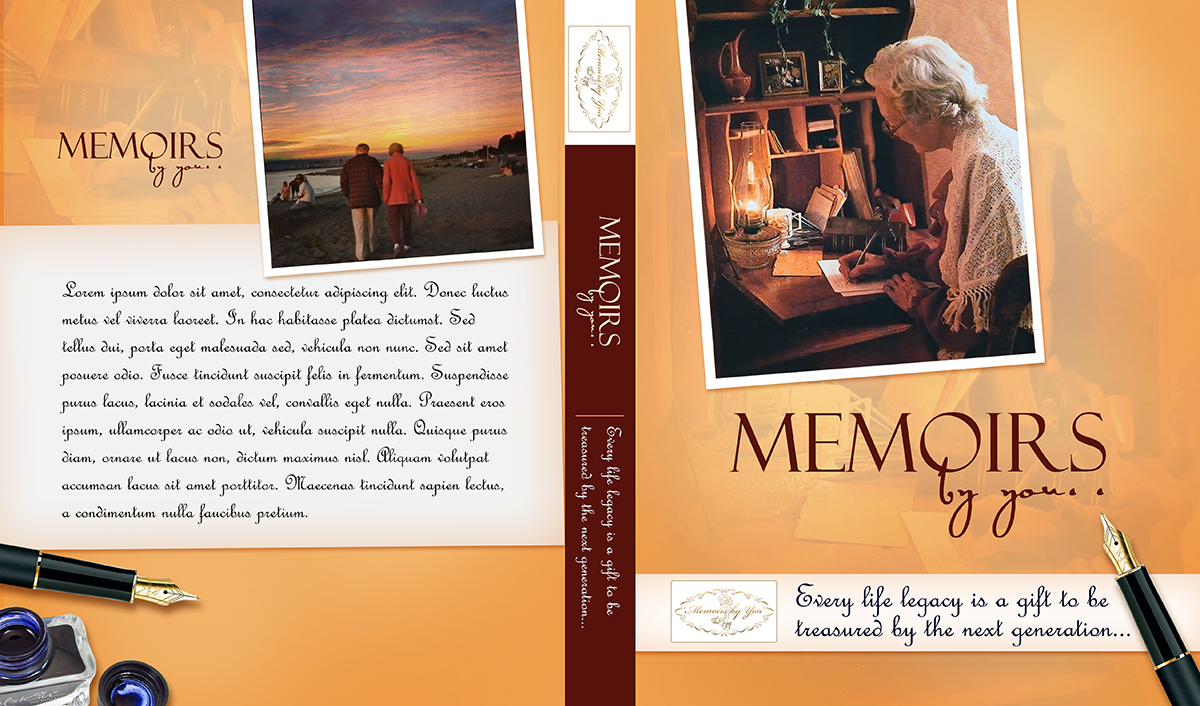 Buchumschlag Design von ravi_k5 für Memoirs by You | Design #4571835