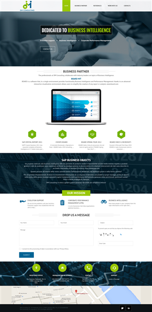 Diseño Wordpress por ASL Global para DM Consulting S.r.l. | Diseño #4665719