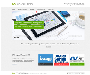 Diseño Wordpress por aarsita para DM Consulting S.r.l. | Diseño: #4593548