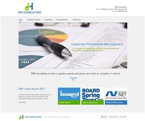 Diseño Wordpress por aarsita para DM Consulting S.r.l. | Diseño: #4625386