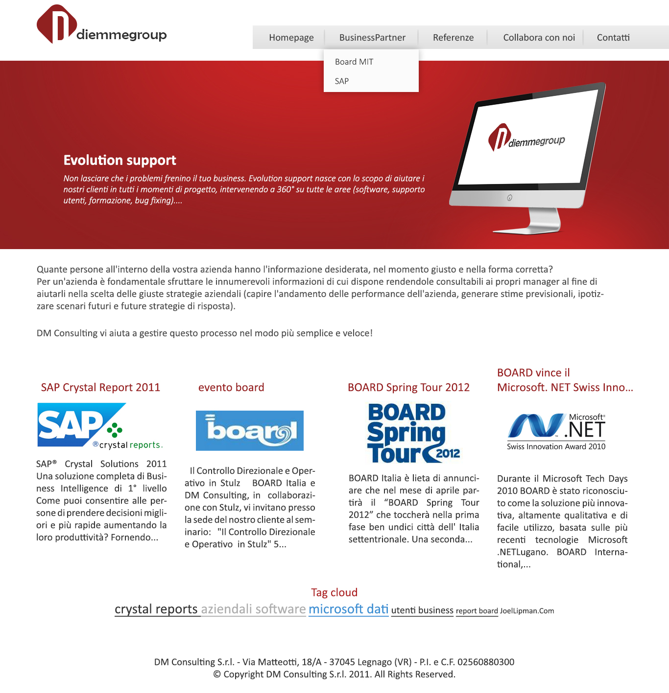 Diseño Wordpress por fueldesignyard para DM Consulting S.r.l. | Diseño #4591209