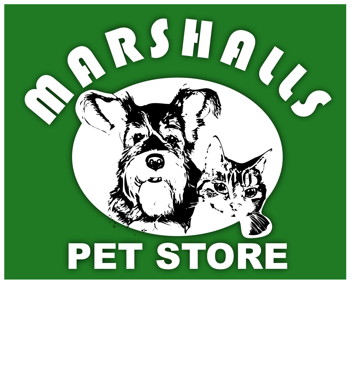 Logo Design by Archangel Graphics / Web Design for Marshalls Pet Food Store Ltd. | Design #4860