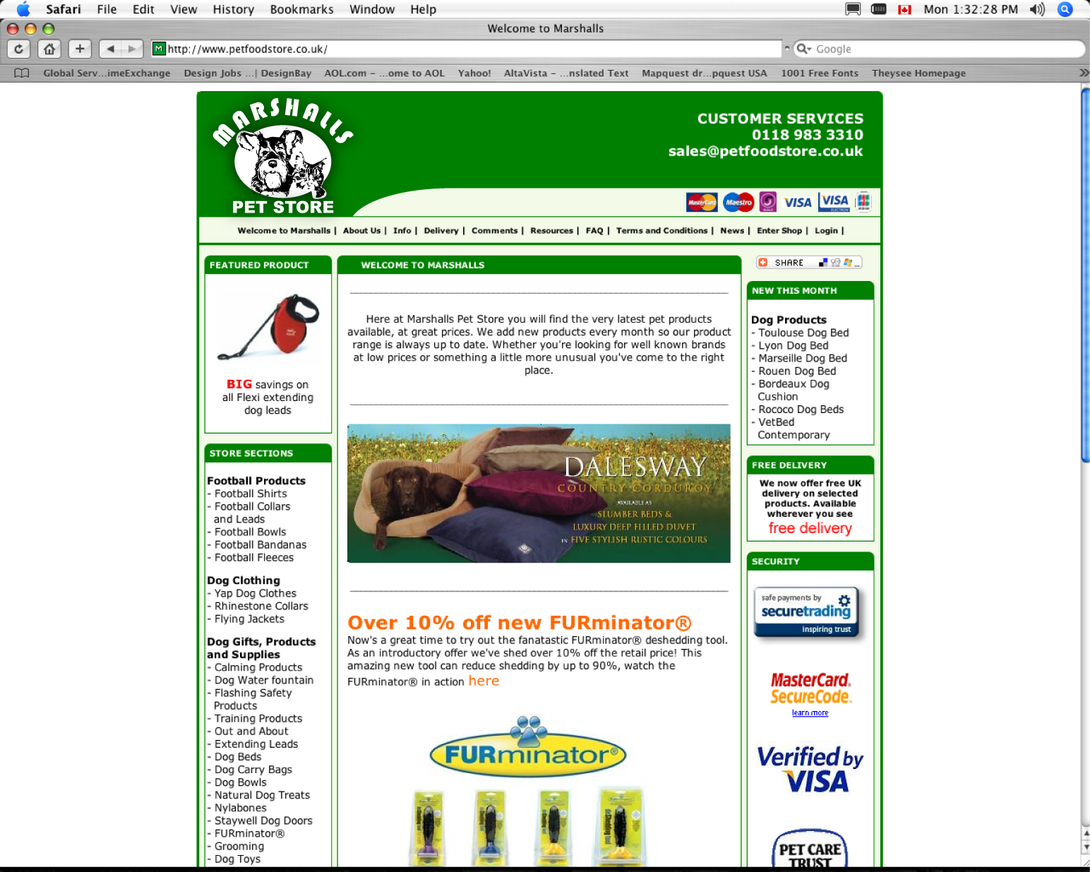 Logo-Design von Archangel Graphics / Web Design für Marshalls Pet Food Store Ltd. | Design #4861