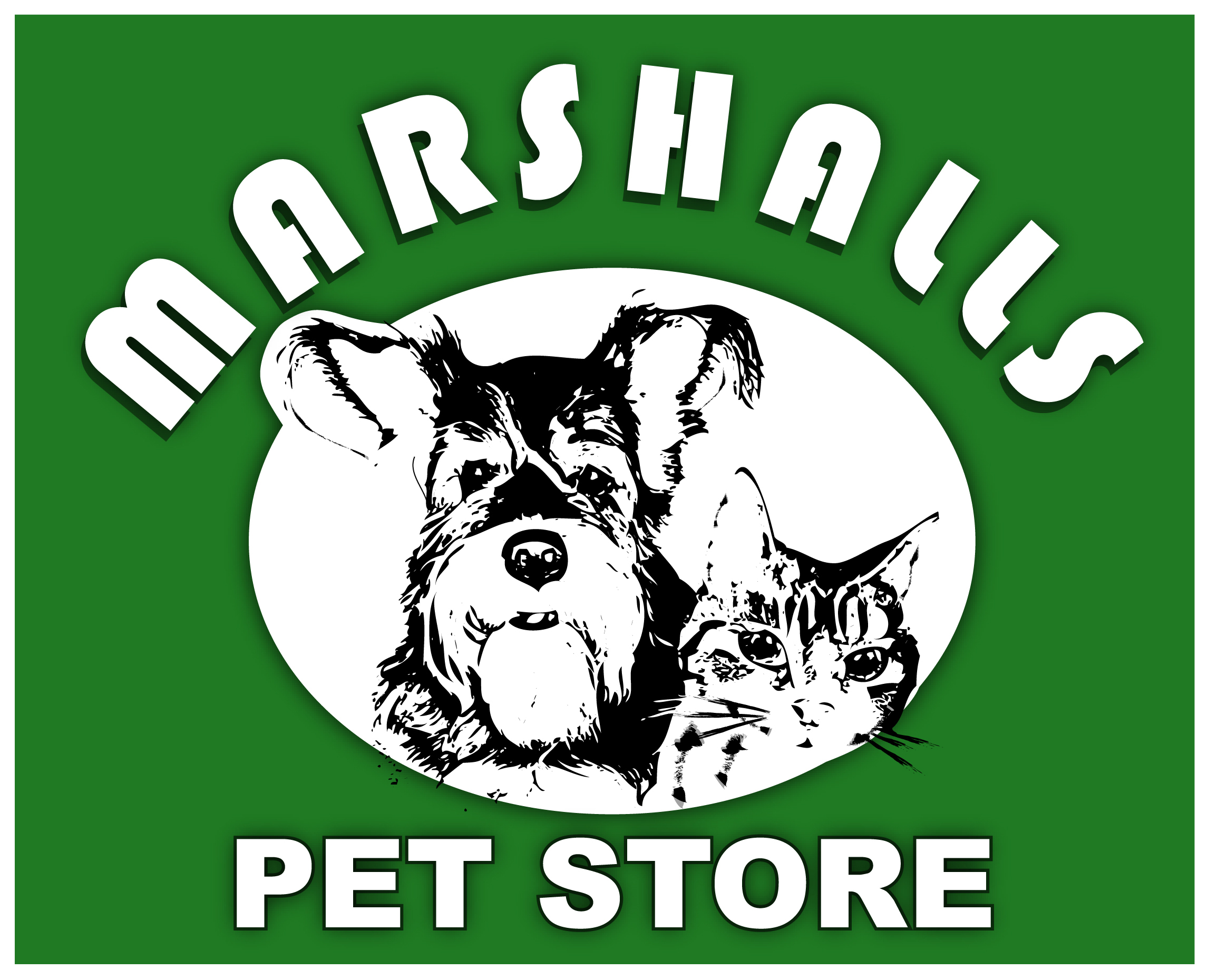 Logo Design by Archangel Graphics / Web Design for Marshalls Pet Food Store Ltd. | Design #4864