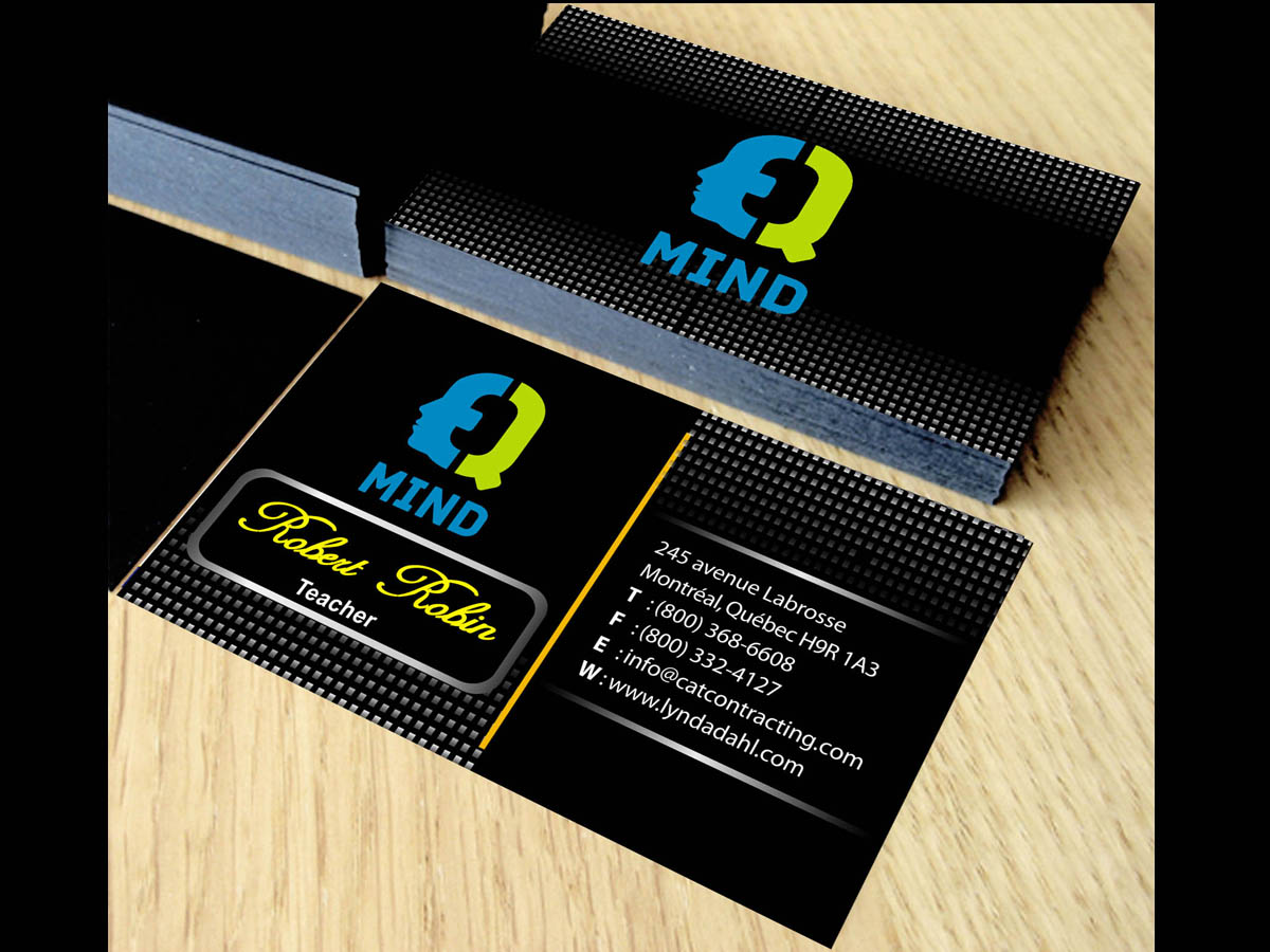 Business Card Design by Khaled for this project | Design #1301301