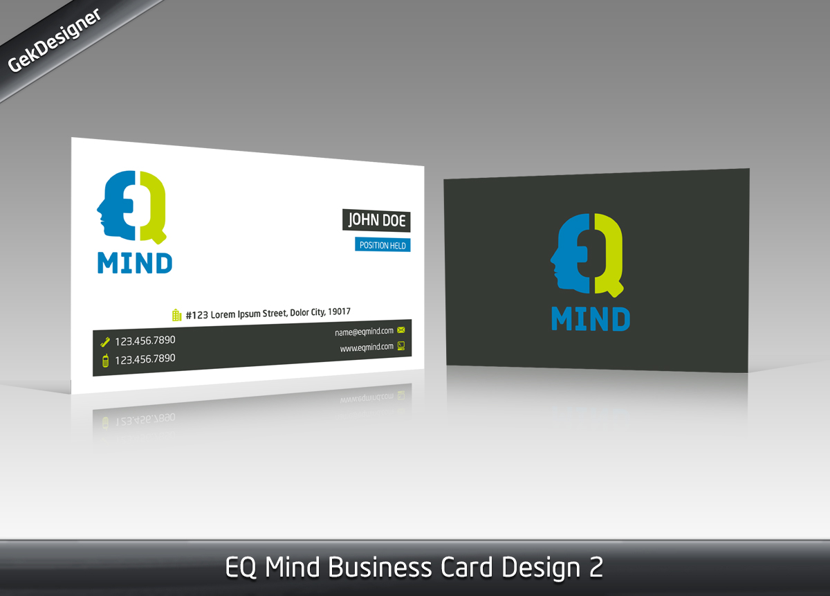 Business Card Design by gekgrfx for this project | Design #1299503